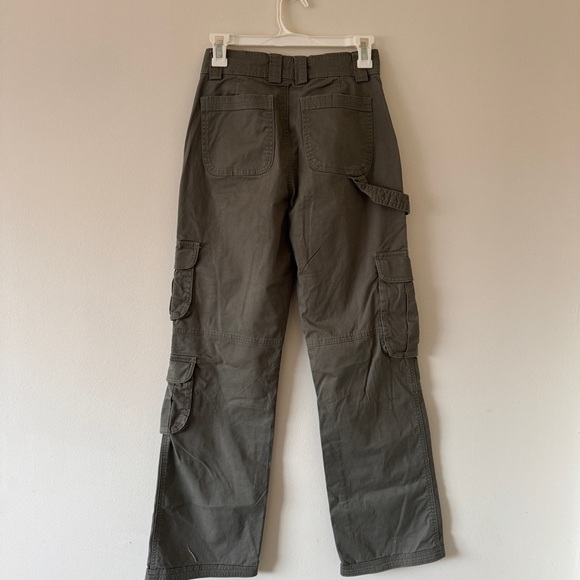 NWOT Abercrombie and Fitch Green Relaxed Cargo Pants 24 / 00 R - Picture 12 of 12